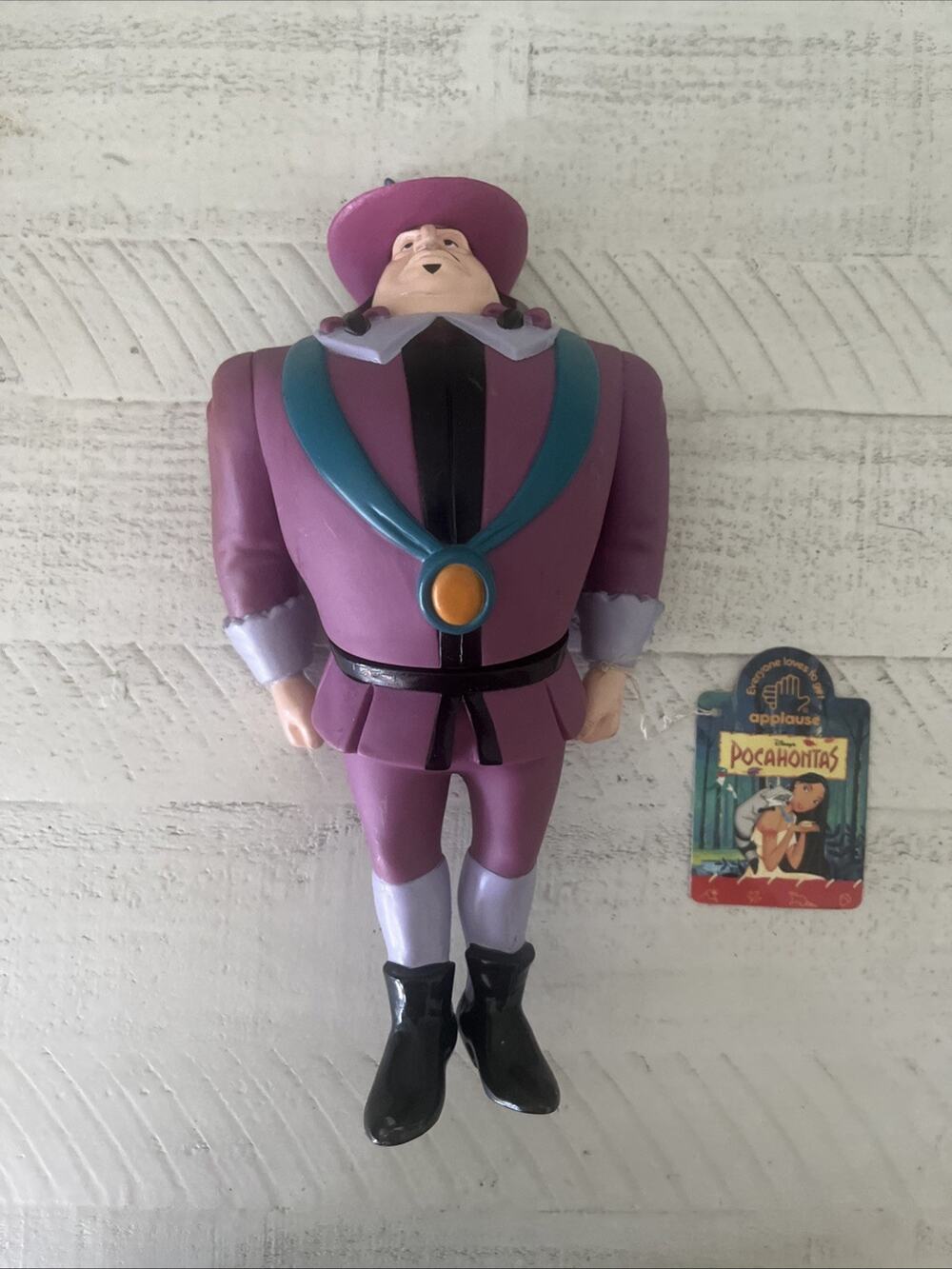 1995 Disney Applause Pocahontas GOVERNOR RATCLIFFE Vinyl Figure 10" Villain Vtg